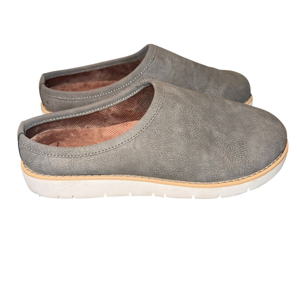 b.o.c. Born Women's size 8 Kelly Slip On Clog Mule Loafer Slide Shoes Gray Slate